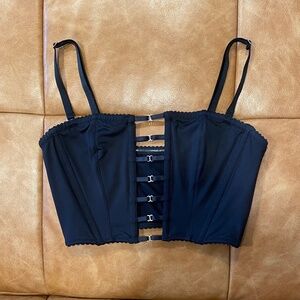 Victorias Secret black bustier top